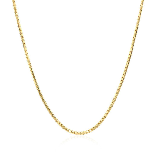 14k Yellow Gold Ice Link Chain