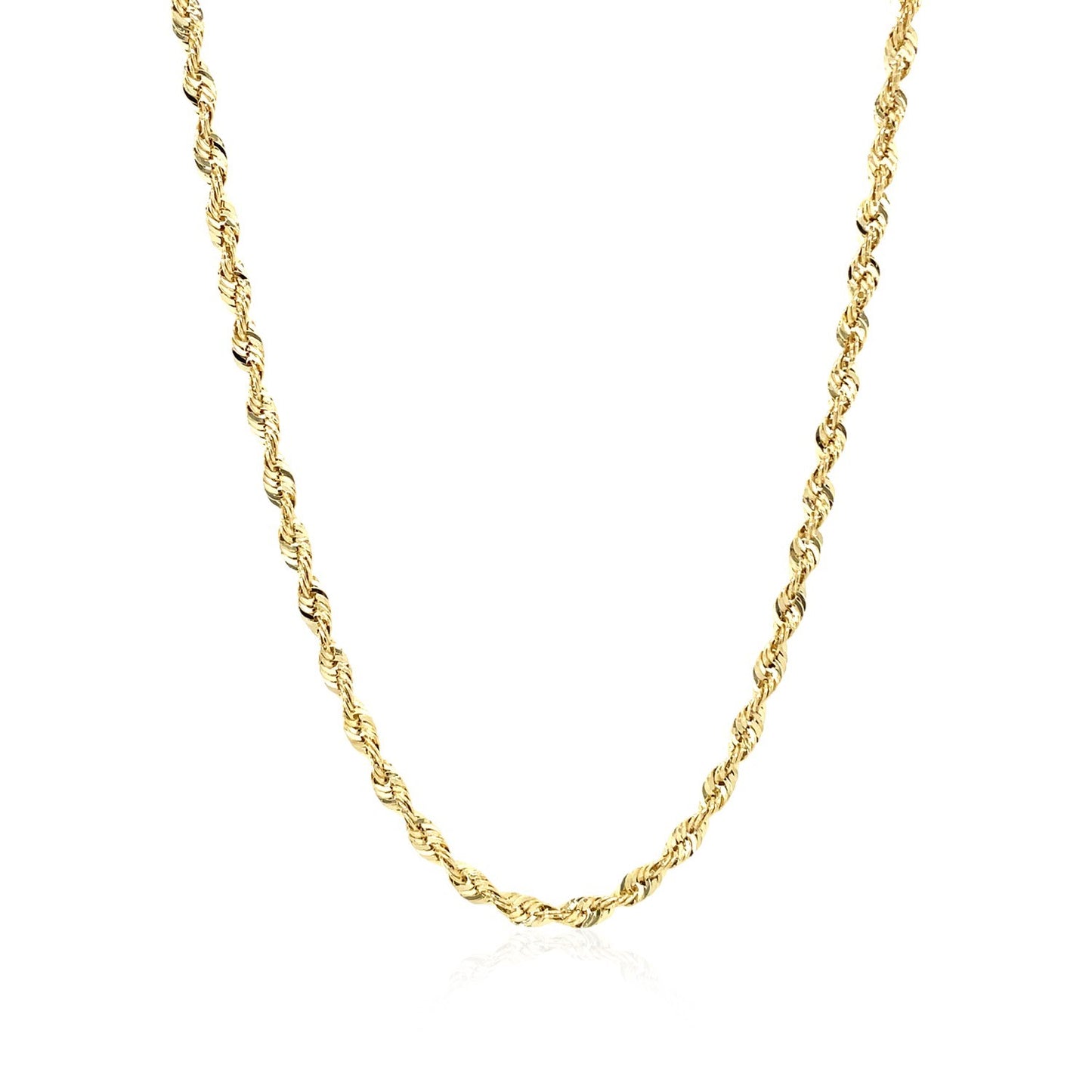 10K Yellow Gold Light Rope Chain