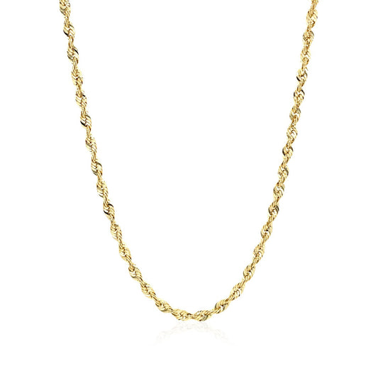 10K Yellow Gold Light Rope Chain