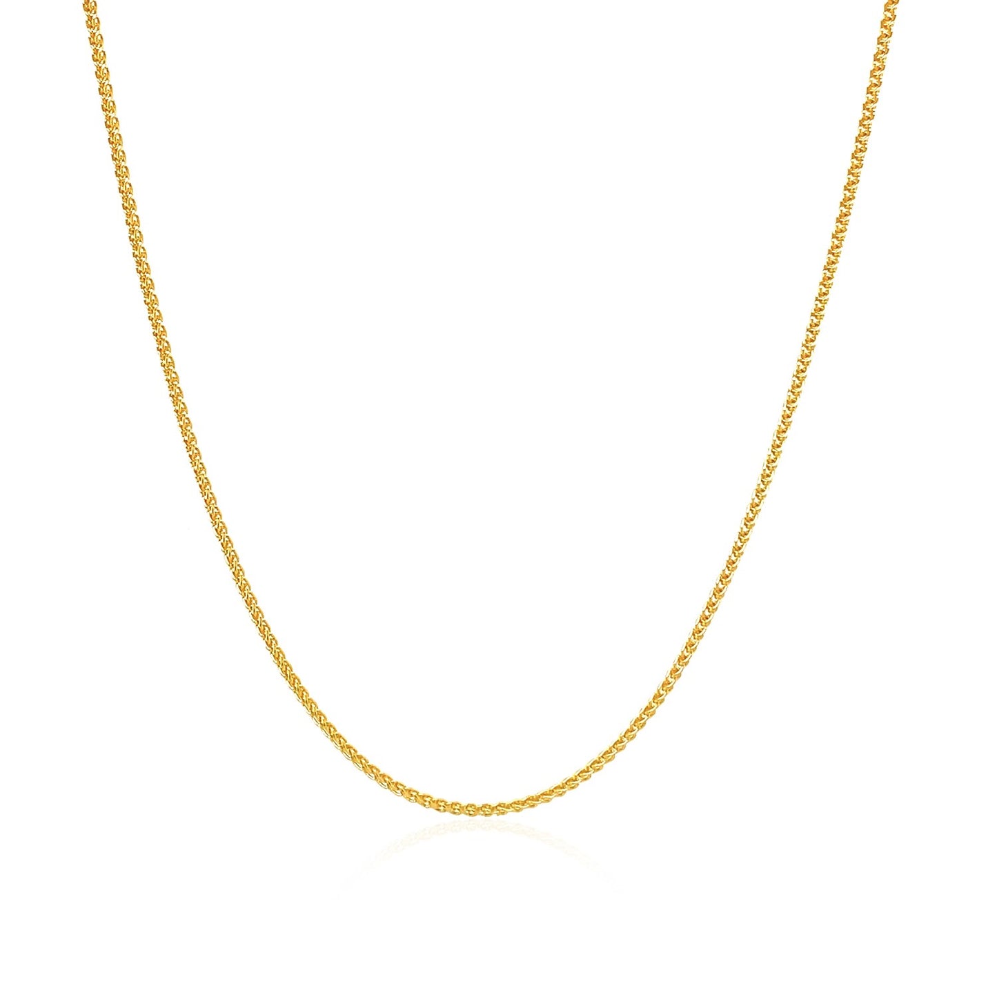 10k Yellow Gold Wheat Chain
