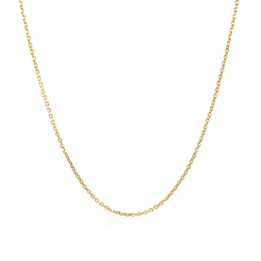 10k Yellow Gold Cable Chain
