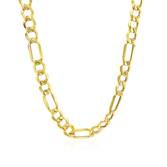 10k Yellow Gold Light Figaro Chain