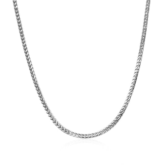 18k White Gold Franco Chain