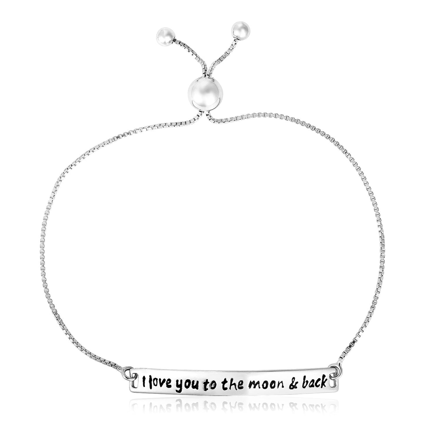 Adjustable Sterling Silver Bracelet