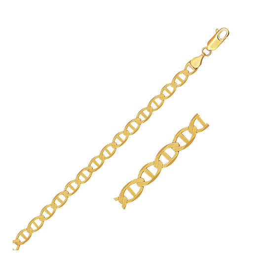 10k Yellow Gold Mariner Link Bracelet