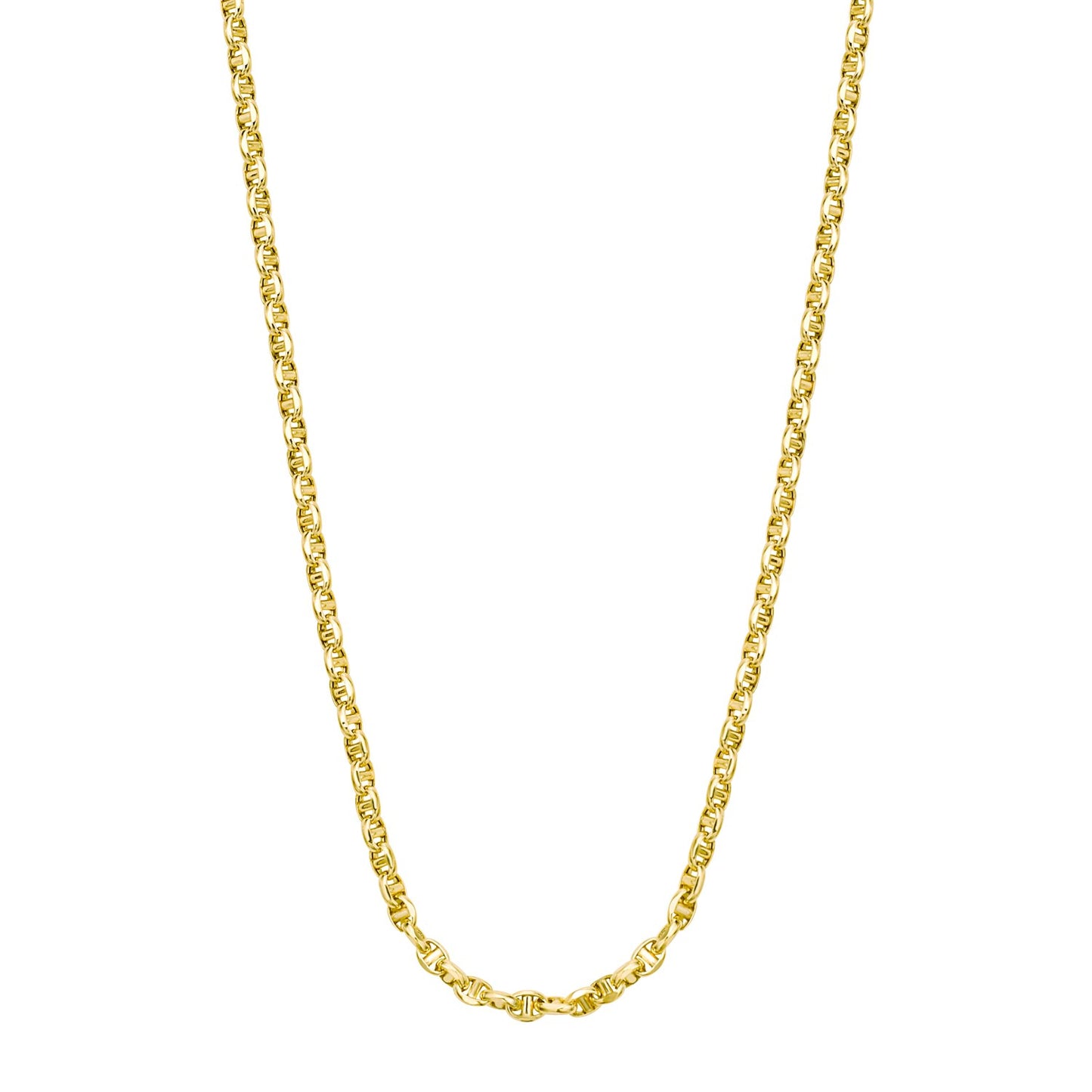 14k Yellow Gold Light Anchor Chain