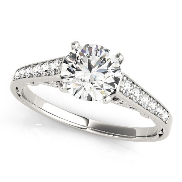 1 1/4 CT. T.W. Diamond Engagement Ring in 14K White Gold