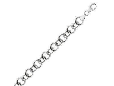 Sterling Silver Rolo Bracelet