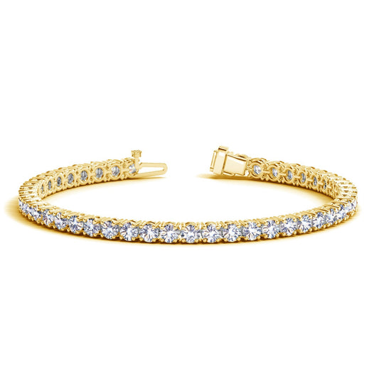 10 CT. T.W Lab Grown Diamond Tennis Bracelet in 14k Yellow Gold