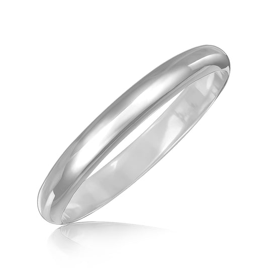 Sterling Silver Dome Bangle