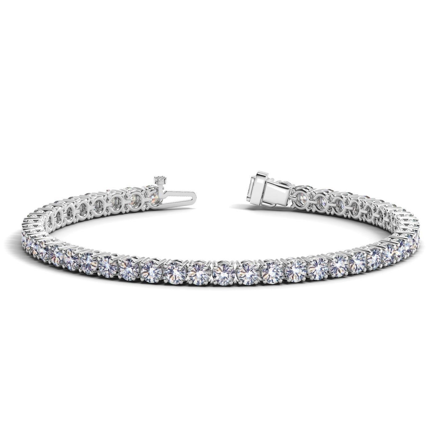 10 CT. T.W Lab Grown Diamond Tennis Bracelet in 14k White Gold