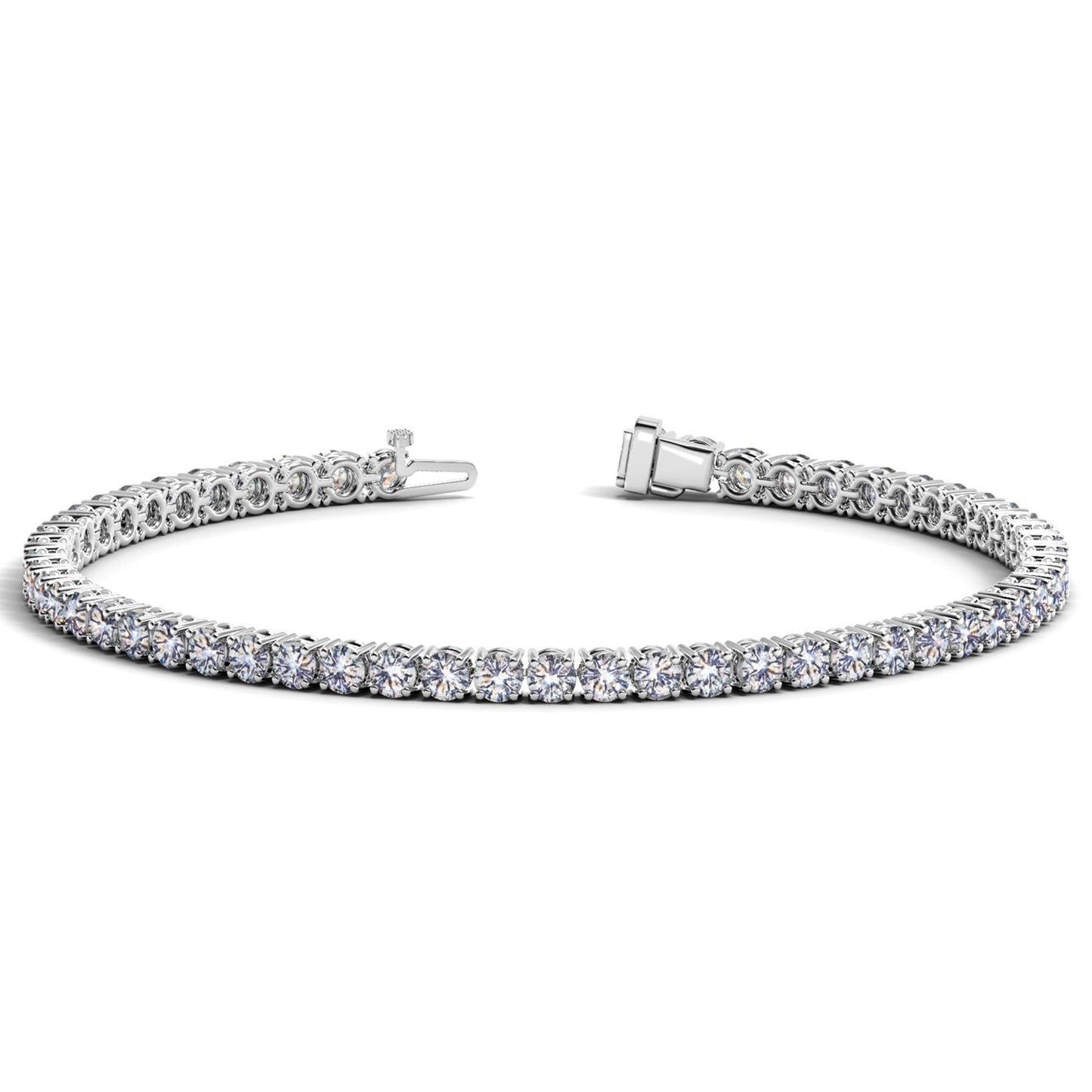 7 CT. T.W Lab Grown Diamond Tennis Bracelet in 14k White Gold