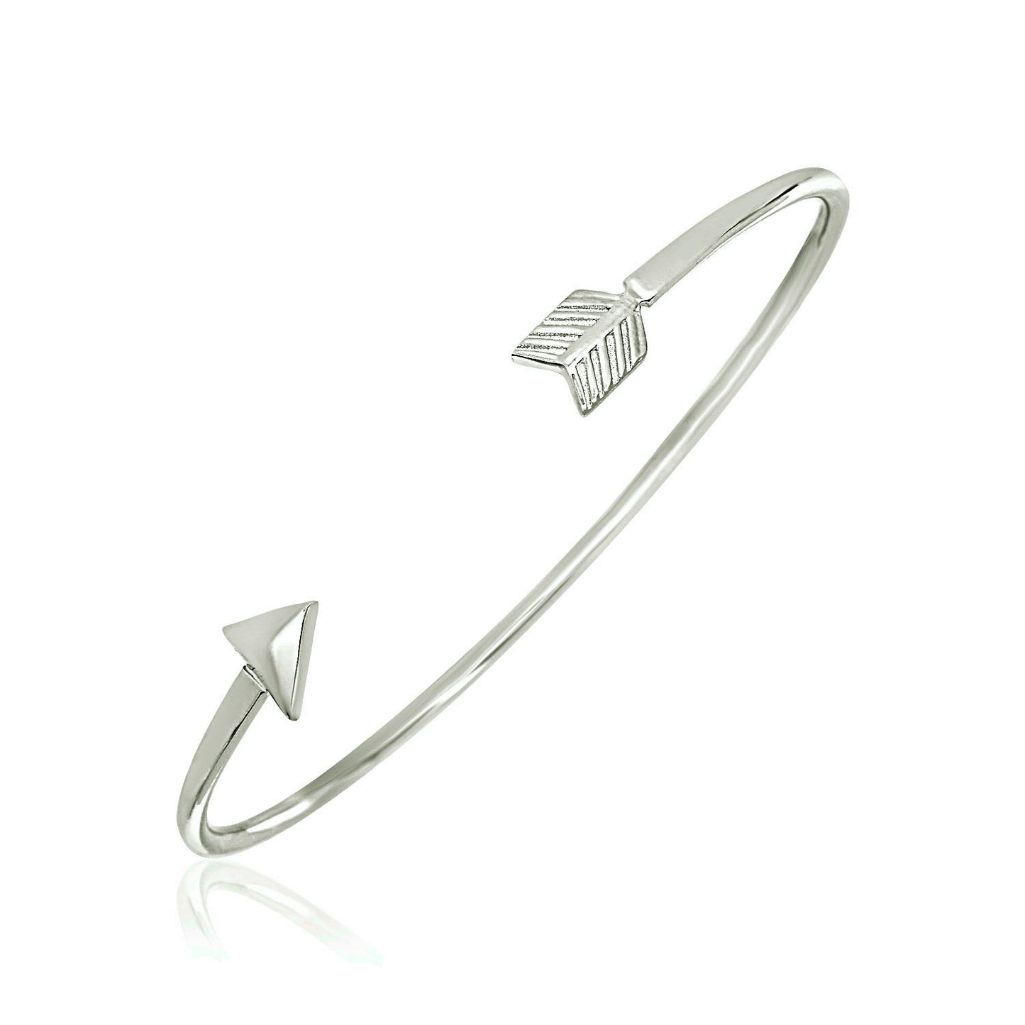 Sterling Silver Arrow Cuff (3.00 mm)