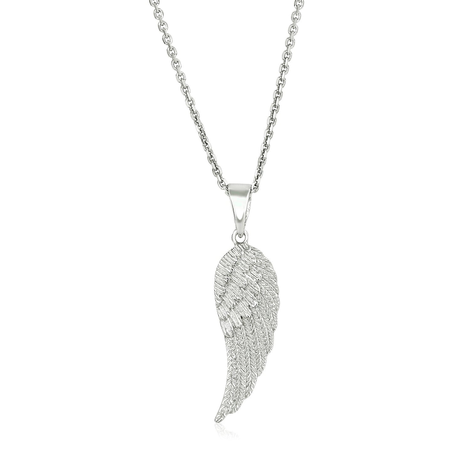 Sterling Silver Angel Wing Pendant