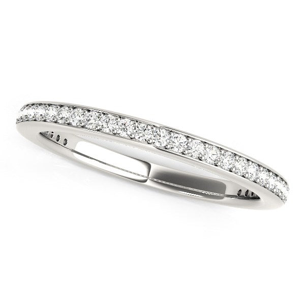 1/4 CT. T.W. Round Diamond Wedding Band in 14k White Gold