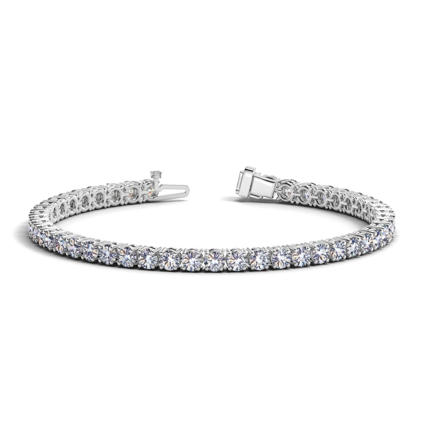 8 CT. T.W Lab Grown Diamond Tennis Bracelet in 14k White Gold