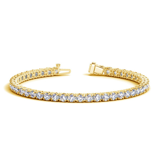 8 CT. T.W Lab Grown Diamond Tennis Bracelet in 14k Yellow Gold