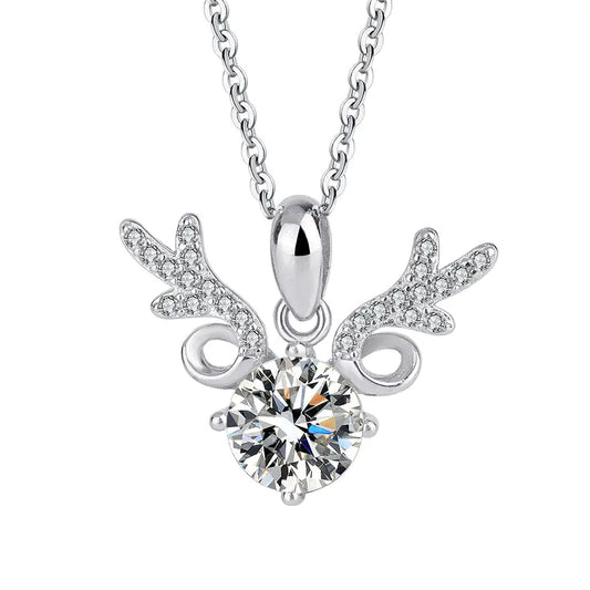 Sterling Silver Moissanite Necklace