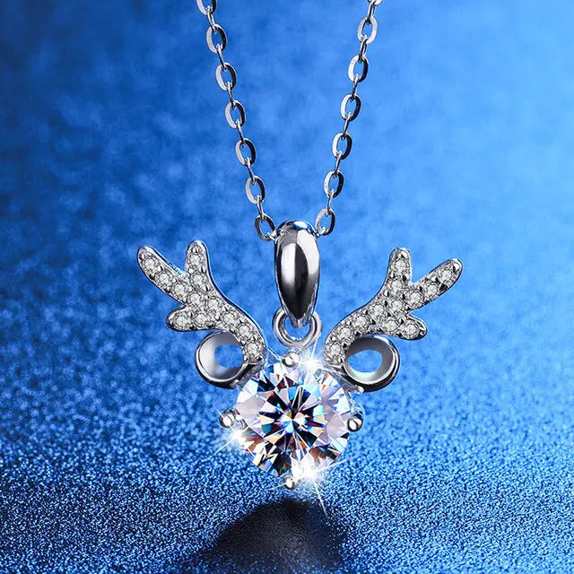 Sterling Silver Moissanite Necklace