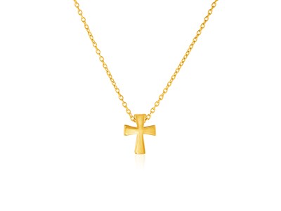 Cross Pendant in 14k Yellow Gold