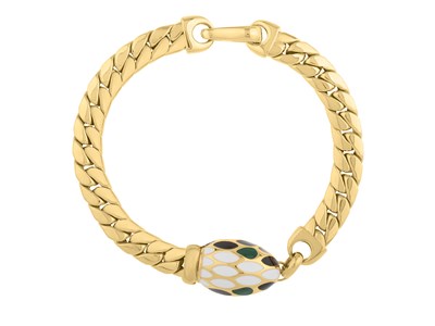 14k Yellow Gold Le Serpent Curb Link Bracelet