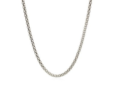 Sterling Silver Popcorn Chain