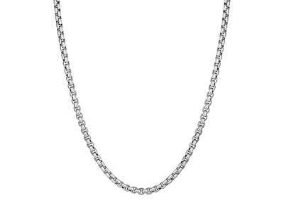 Sterling Silver Round Box Chain