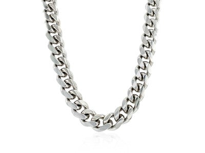 Sterling Silver Miami Cuban Link Chain