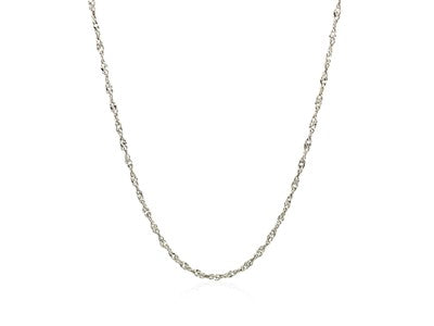 Sterling Silver Singapore Chain